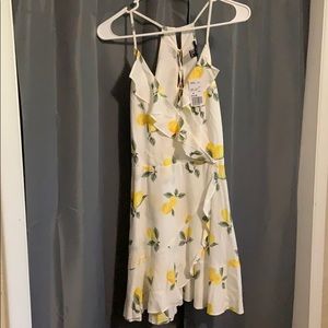 lemon print sundress